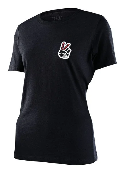 Troy Lee Designs Peace Out Short Sleeve Tee - Womens - Black Heather