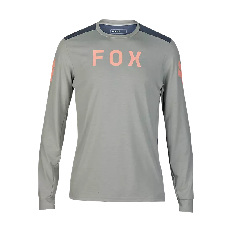 Fox Racing Ranger Dri Release Long Sleeve MTB Jersey - Aviation - Gray Vintage