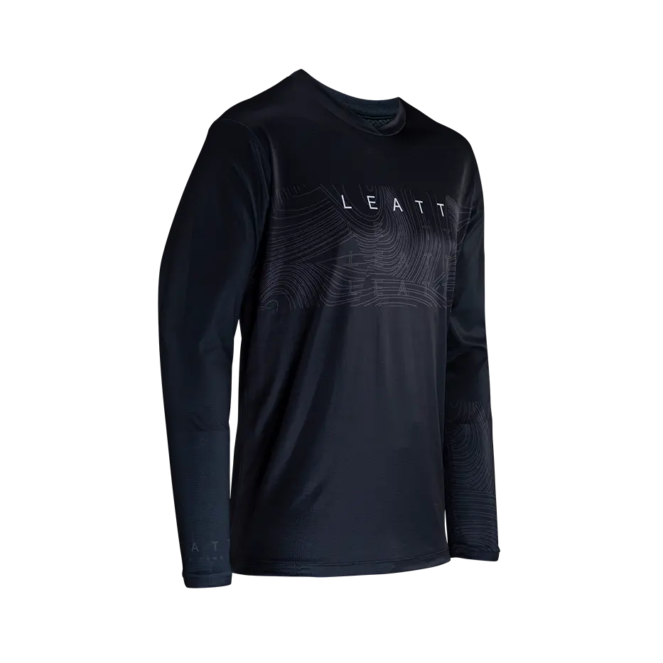 Leatt Gravity 3.0 Long Sleeve MTB Jersey - Black - 2024