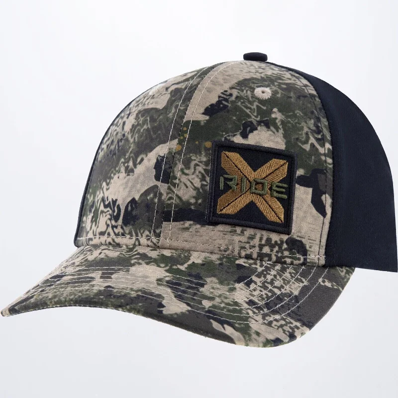 Official FXR Racing Authentic Camo / Black Cap - 221623-7610