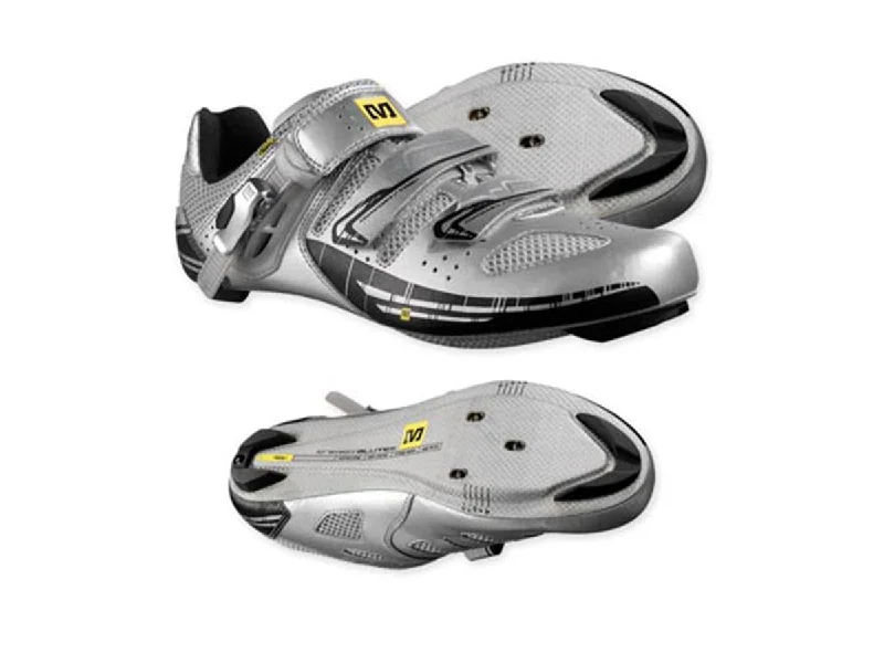 Mavic Galibier Road Shoe - Metallic Silver-Black