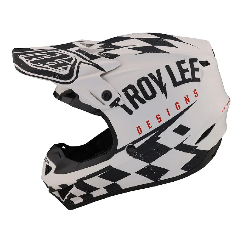 Se4 Polyacrylite Helmet W/Mips Race Shop White / Black