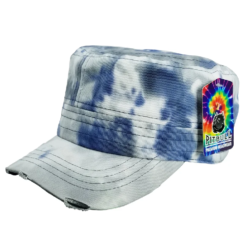 PB254T [NAVY/GREY] PLAIN TIE DYE CASTRO CAP