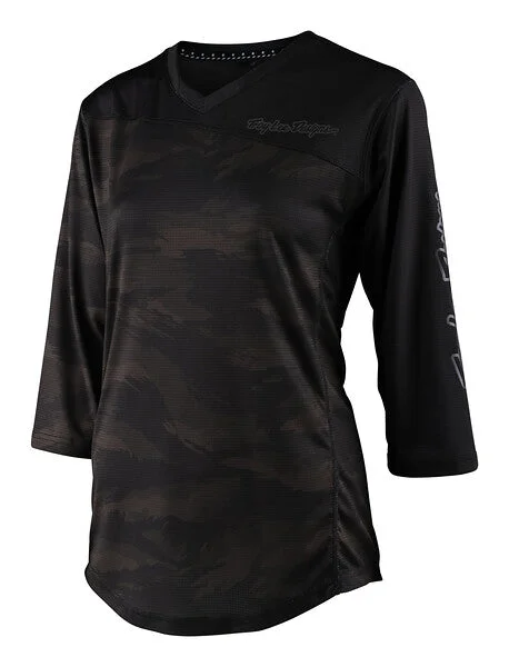 Troy Lee Designs Mischief 3/4 Sleeve MTB Jersey - Womens - Brushed Camo - Army