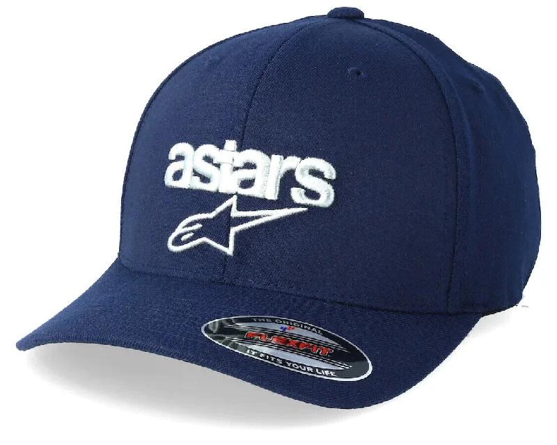 Alpinestar Heritage Blaze Hat Flexifit Navy/Grey Baseball Cap - 1019-81112