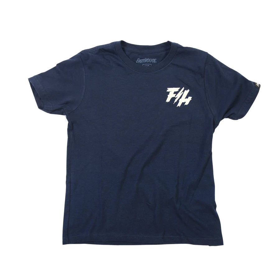 Fasthouse High Roller Long Sleeve Tee - Youth - Midnight Navy