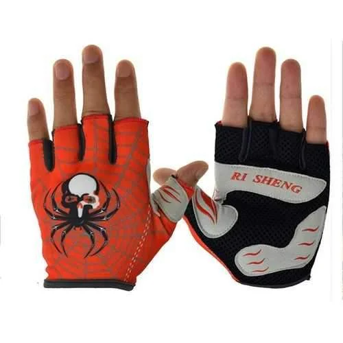 RI SHENG MTB Mountain Motocross Cycling Glove Bike Bicycle Sports Antiskid Half Finger Gloves