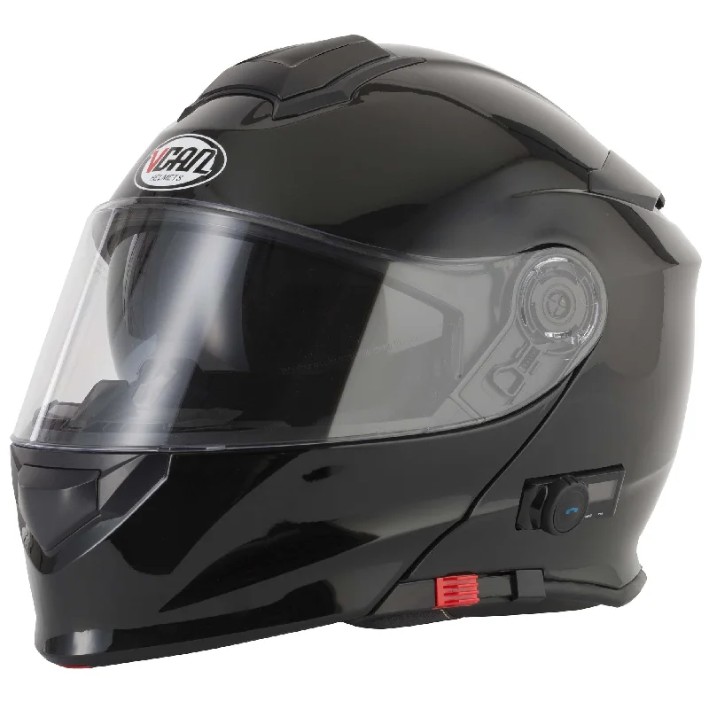 Vcan V271 Blinc Flip Front Helmet - Gloss Black