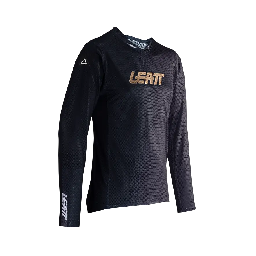 Leatt Gravity 4.0 Long Sleeve MTB Jersey - Black - 2024