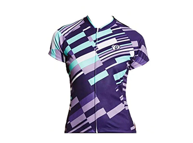 Pearl Izumi LTD Short Sleeve MTB Jersey - Womens - Block Stripe-Blackberry