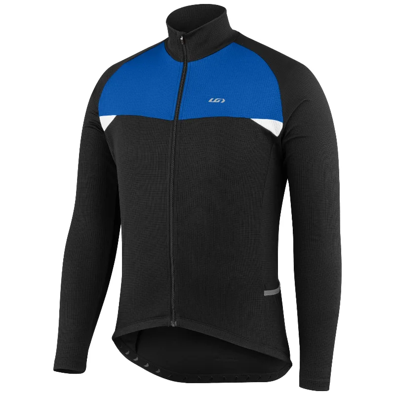 Louis Garneau Peloton Short Sleeve Road Jersey - Black-Royal