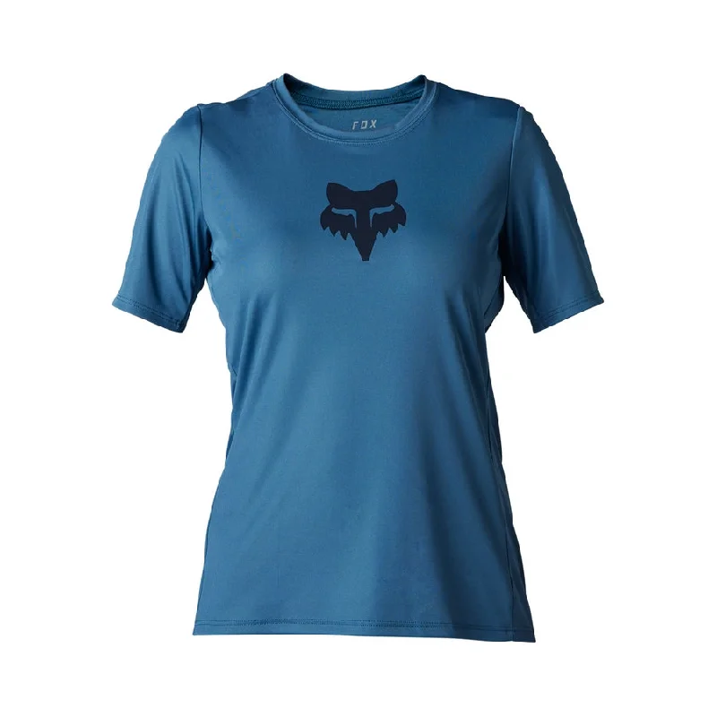 Fox Racing Ranger Short Sleeve MTB Jersey - Foxhead - Womens - Dark Slate