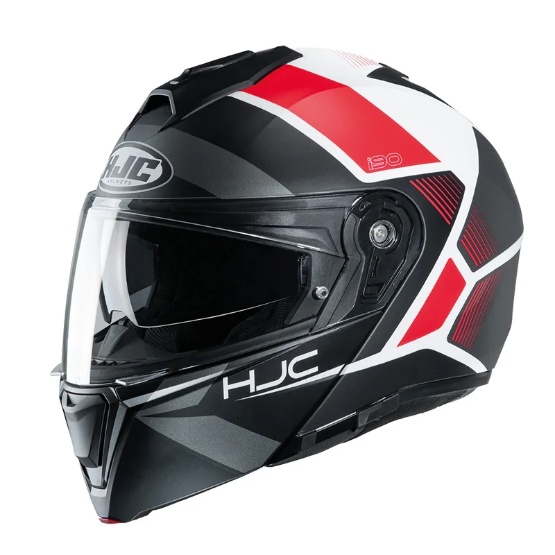 HJC I90 Hollen Flip Front Helmet  - MC1SF Red