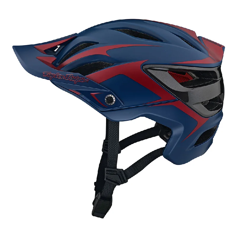 A3 Helmet W/Mips Fang Dk Blue / Burgundy