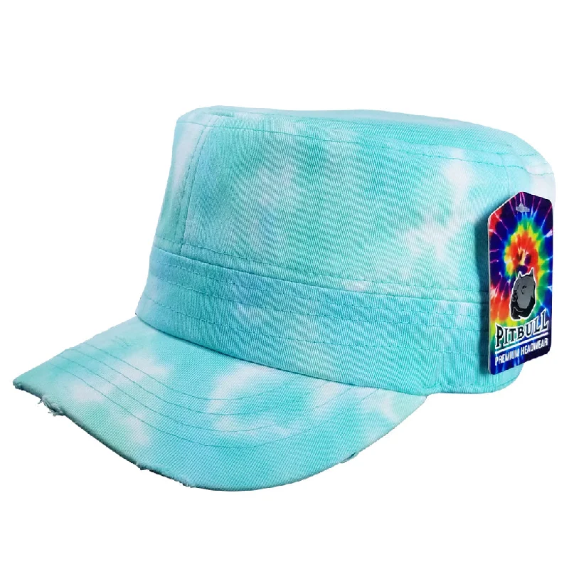 PB254T [MINT/SKY] PLAIN TIE DYE CASTRO CAP