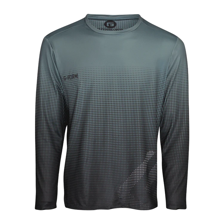 G-Form Fade Long Sleeve MTB Jersey - Smoke