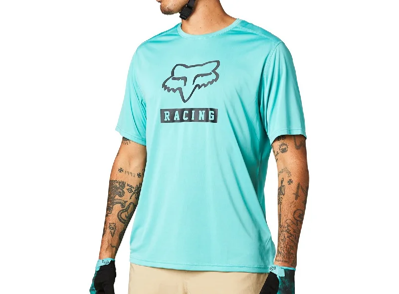 Fox Racing Ranger Short Sleeve MTB Jersey - Block - Teal