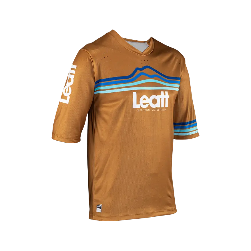 Leatt Enduro 3.0 Short Sleeve MTB Jersey - Peanut - 2024