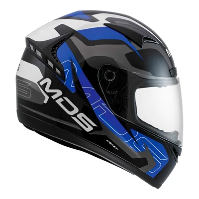 MDS M13 Combat Full Face Helmet - Black / Grey / Blue