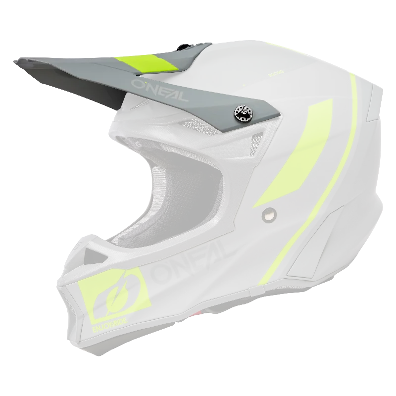 Replacement 10 SRS Flow Gray/Neon Helmet Visor