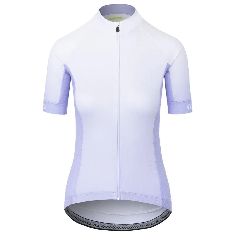 Giro Chrono Sport Short Sleeve Road Jersey - Womens - Lilac-White Fade