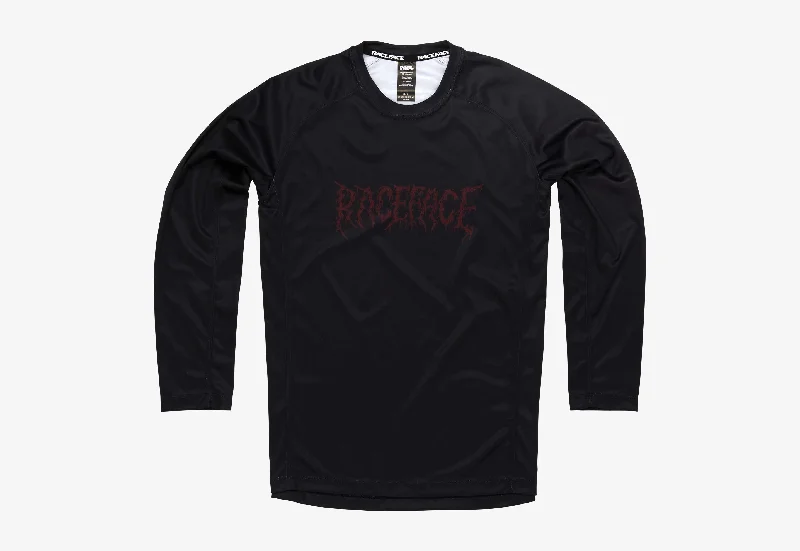 Race Face Sendy Long Sleeve MTB Jersey - Youth - Black