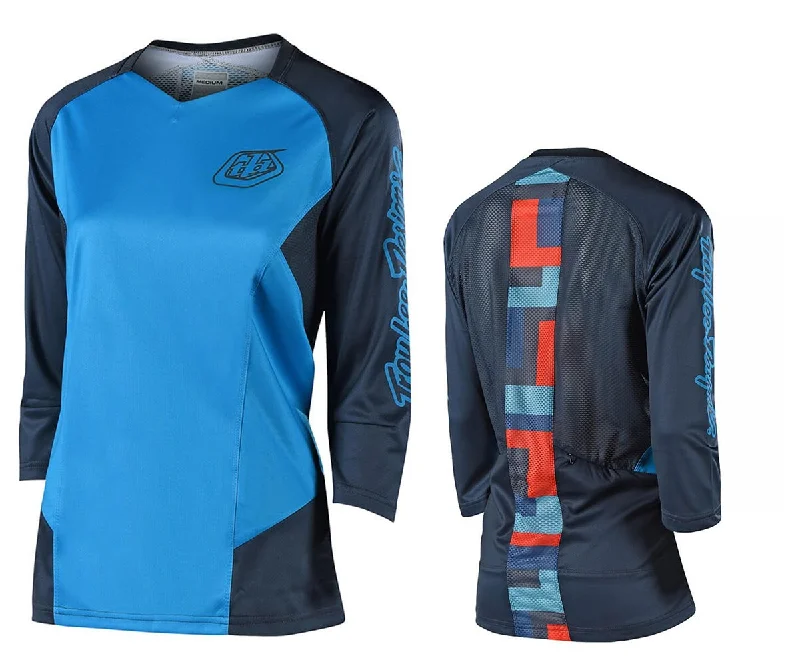 Troy Lee Designs Ruckus 3/4 Sleeve MTB Jersey - Womens - Ocean - 2018