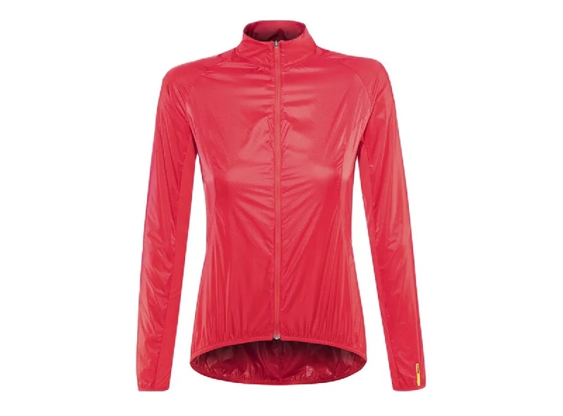 Mavic Sequence Wind Cycling Jacket - Womens - Lollipop Red - 2019