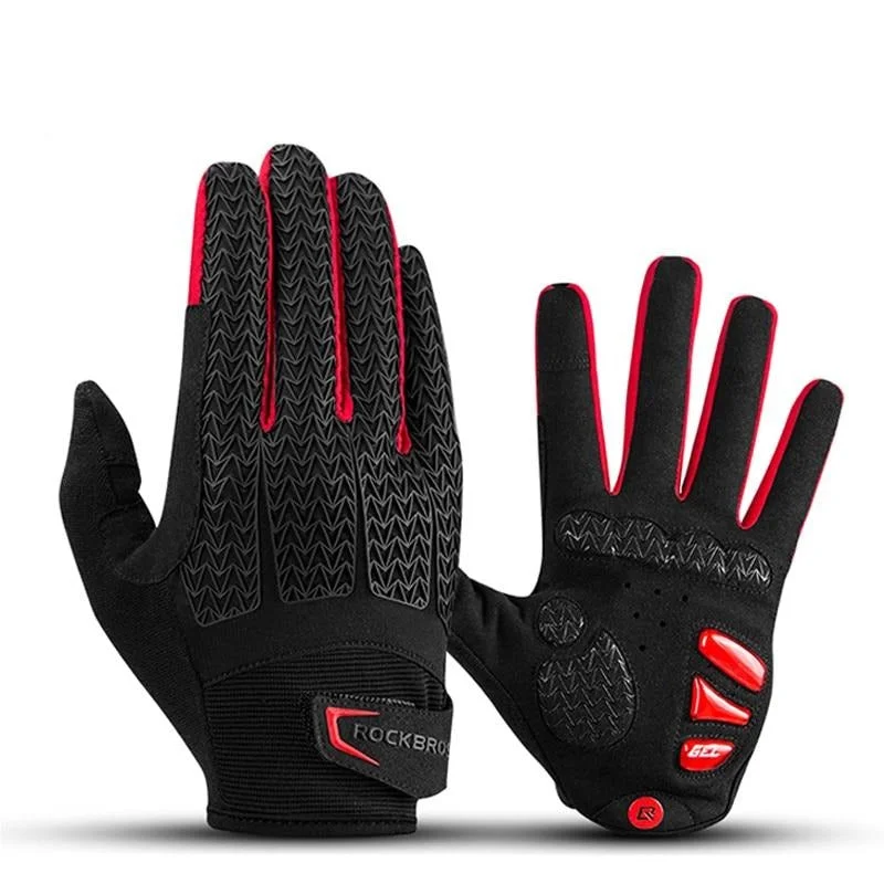 Windproof Cycling Gloves Touch Screen Riding MTB Bike Bicycle Gloves Thermal Gloves