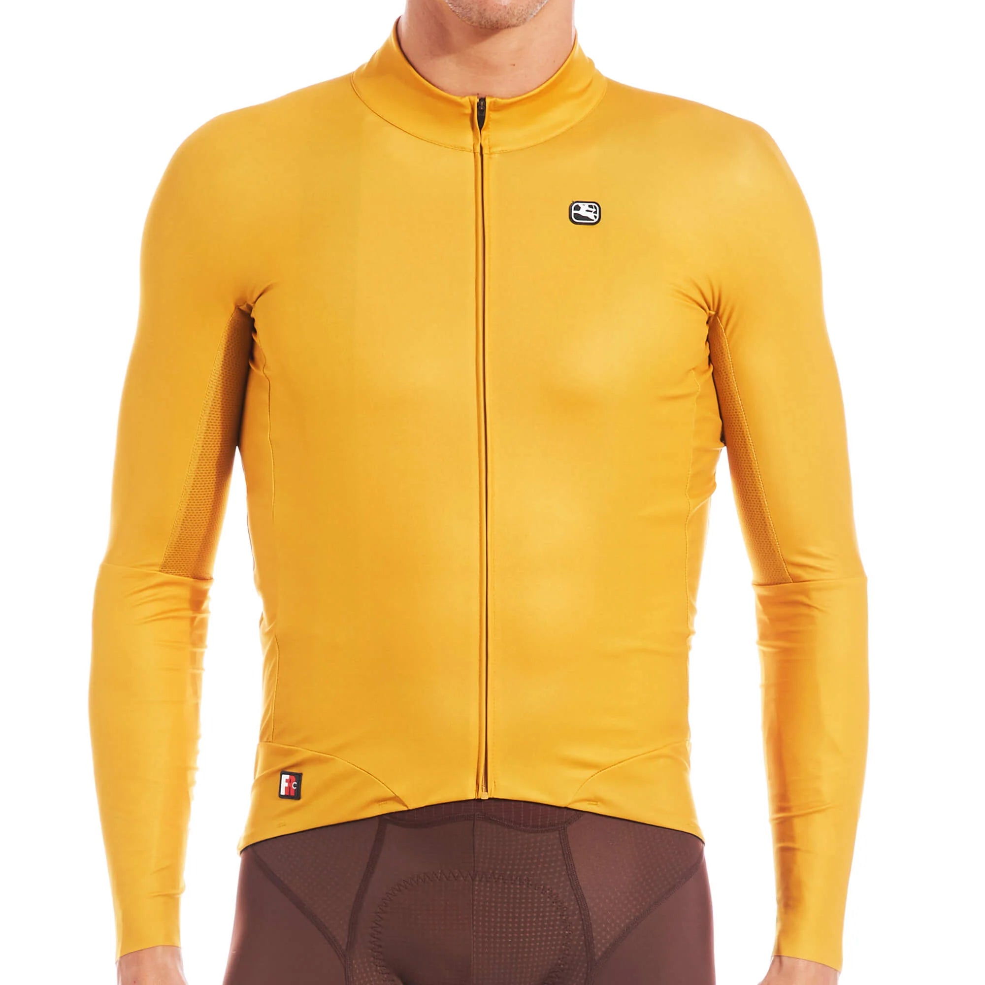 Giordana FR-C Pro Long Sleeve Road Jersey - Mustard Yellow