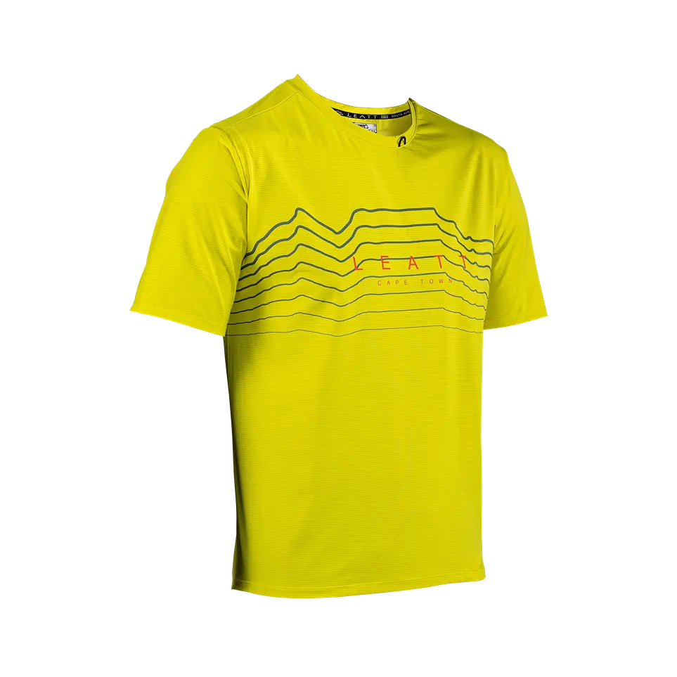 Leatt Trail 1.0 X-Flow Short Sleeve MTB Jersey - Acid - 2024