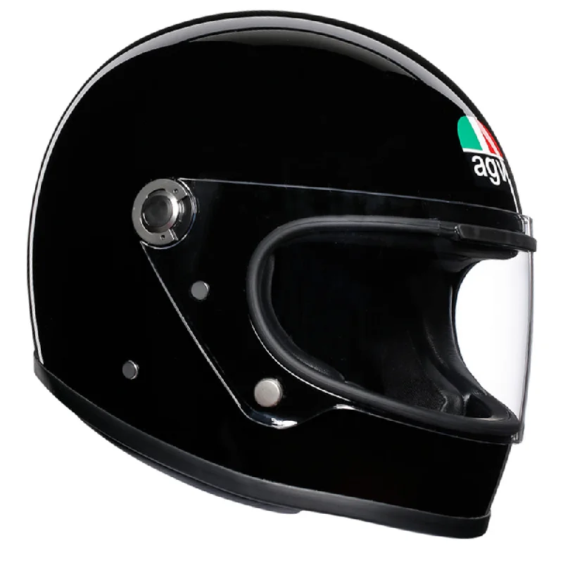 AGV X3000 Retro Racing Full Face Bike Helmet - Gloss Black