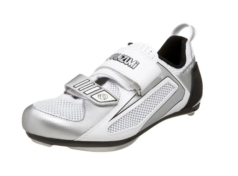 Pearl Izumi TRI Fly III Triathlon Shoe - Womens - White-Silver