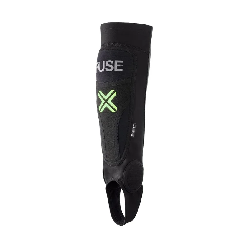 Fuse Omega Pro Shin Combo Knee/Shin Guard Black XL Pair