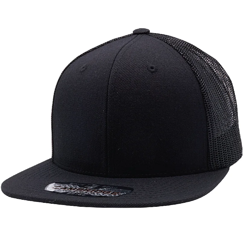 PB180 [BLACK] WOOL BLEND TRUCKER HATS