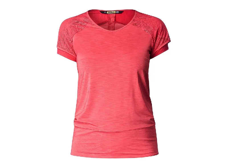 Mavic Echappée Short Sleeve MTB Jersey - Womens - Cayenne-Red