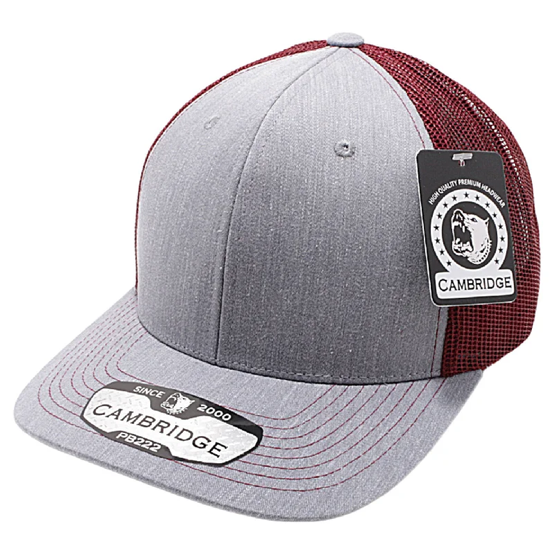 PB222H-H.GRAY-BUR CAMBRIDGE TRUCKER HAT