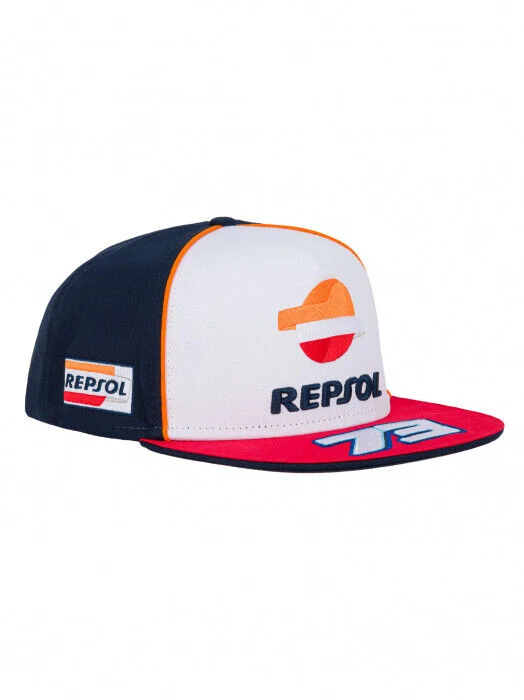 Official Alex Marquez 73 Dual Repsol Honda Flat Peak Cap - 20 48507