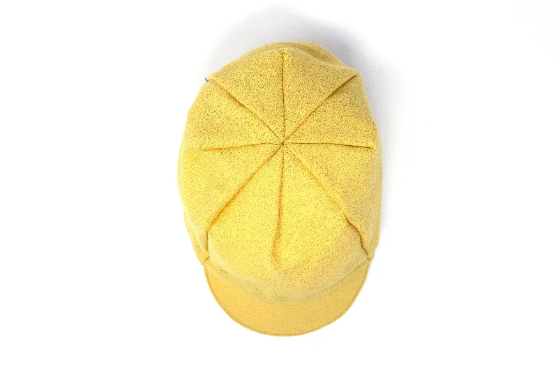 BABY CHICK YELLOW lightweight wool crepe CAP