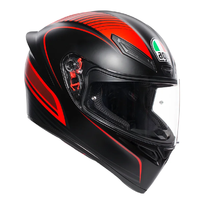 AGV K1 "Warm Up" Helmet - Black / Red