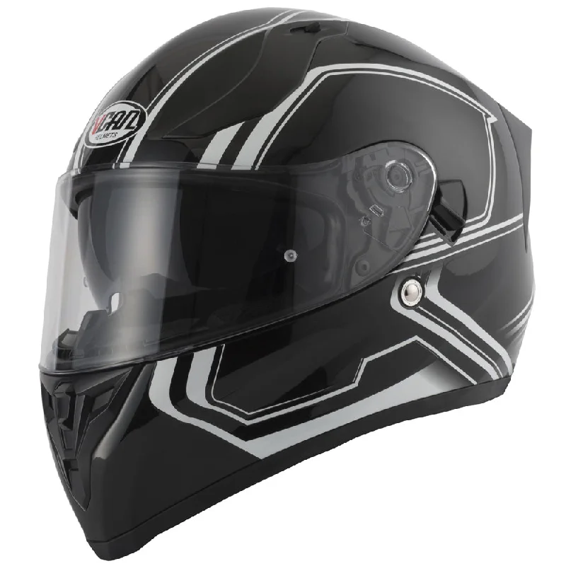 Vcan V128 Full Face Helmet - Tracer White