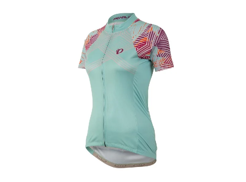 Pearl Izumi Elite Pursuit Ltd Short Sleeve Road Jersey - Womens - Floral Aqua Mint