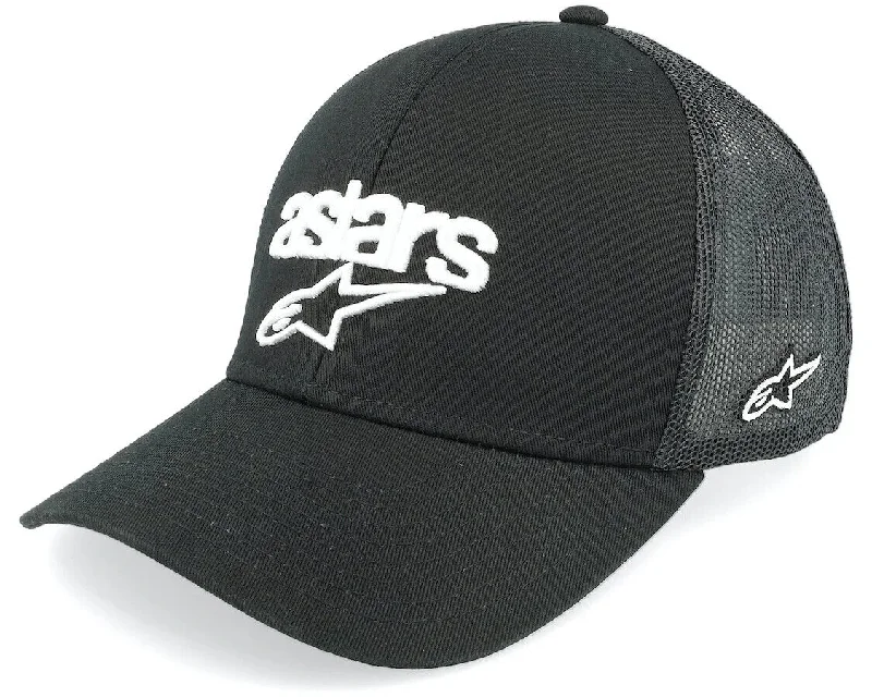 Alpinestars Pedigree Black Truckers Baseball Cap - 1232 81040