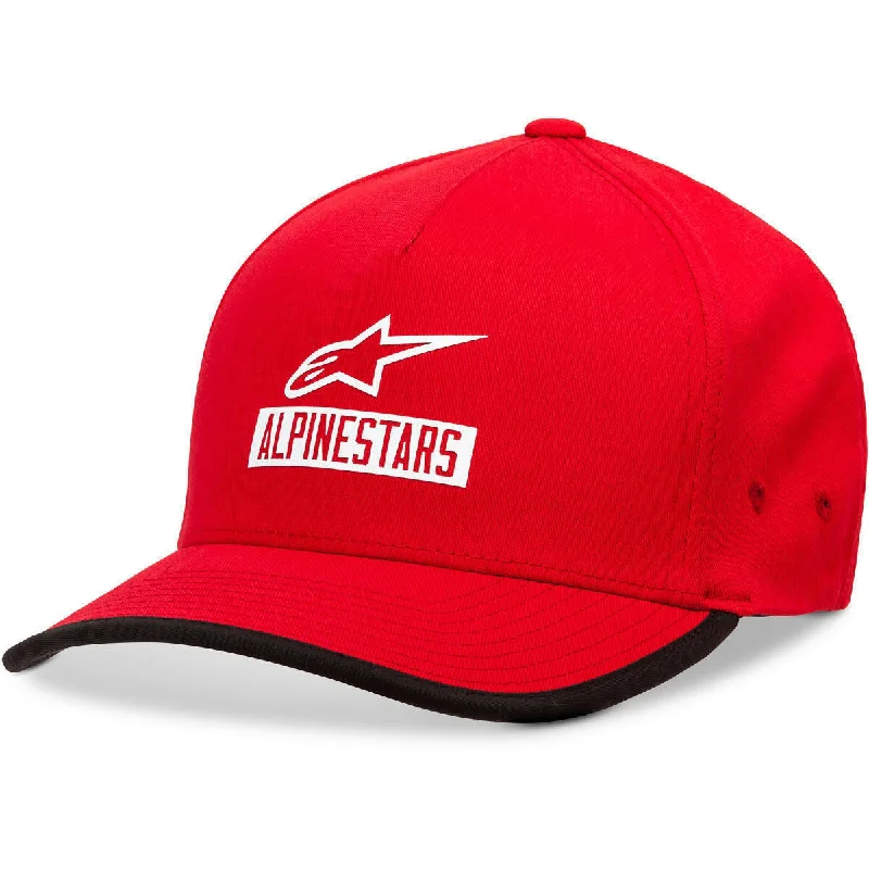 Alpinestar Pre Season Flexifit Red Baseball Cap - 1019 81128