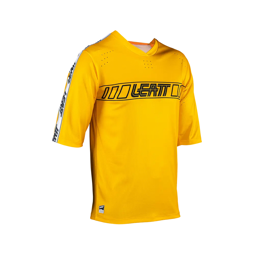 Leatt Enduro 3.0 Short Sleeve MTB Jersey - Gold - 2024