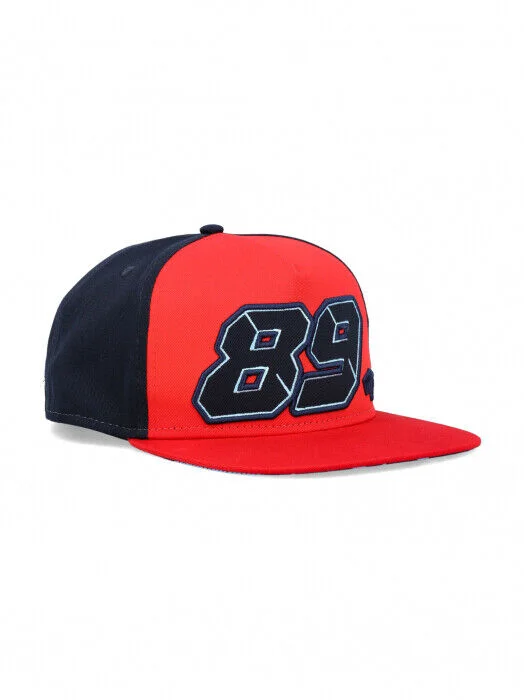 Official Jorge Martin Red & Blue Flat Peak Baseball Cap - 22 46201