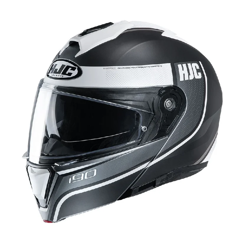 HJC I90 "Davan" Flip Front Helmet - MC10SF White