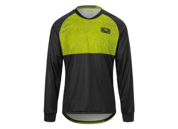 Giro Roust Long Sleeve MTB Jersey - Ano Lime Breakdown