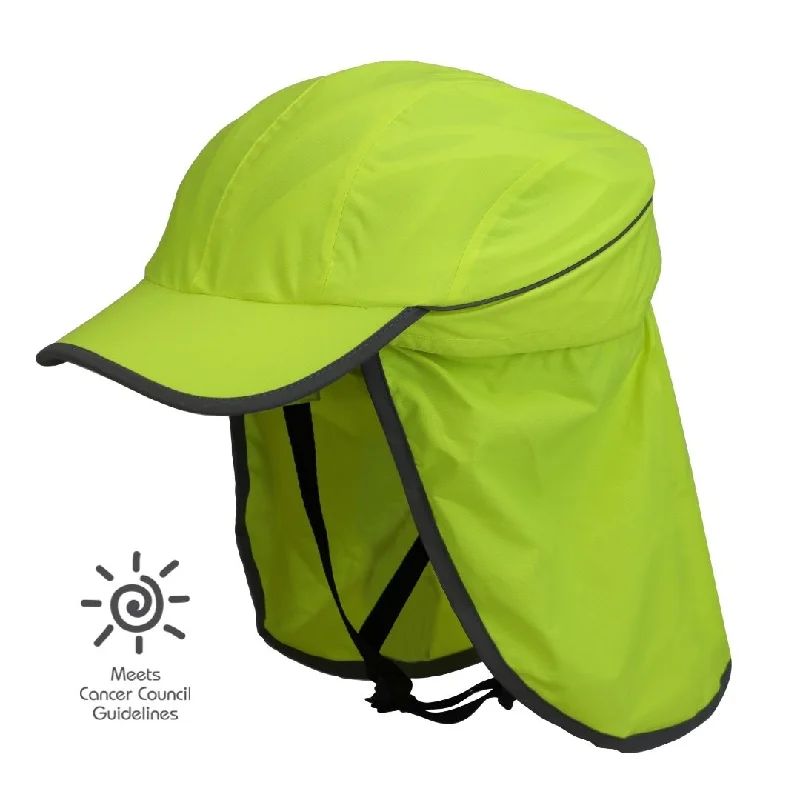 Water Proof Explorer High Vis Yellow Bicycle Helmet Hat