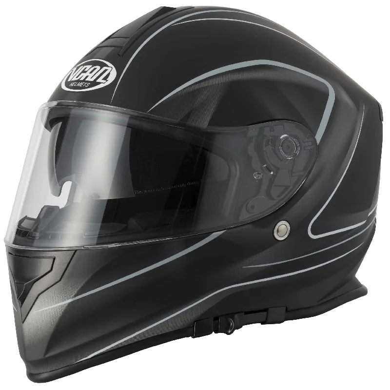 Vcan V127 Full Face Helmet - Matt Lightning